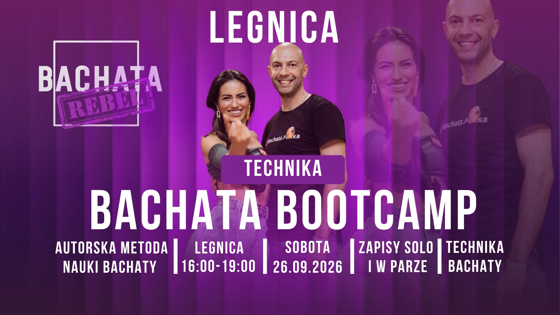Bachata Bootcamp w Legnicy 26.09.2026