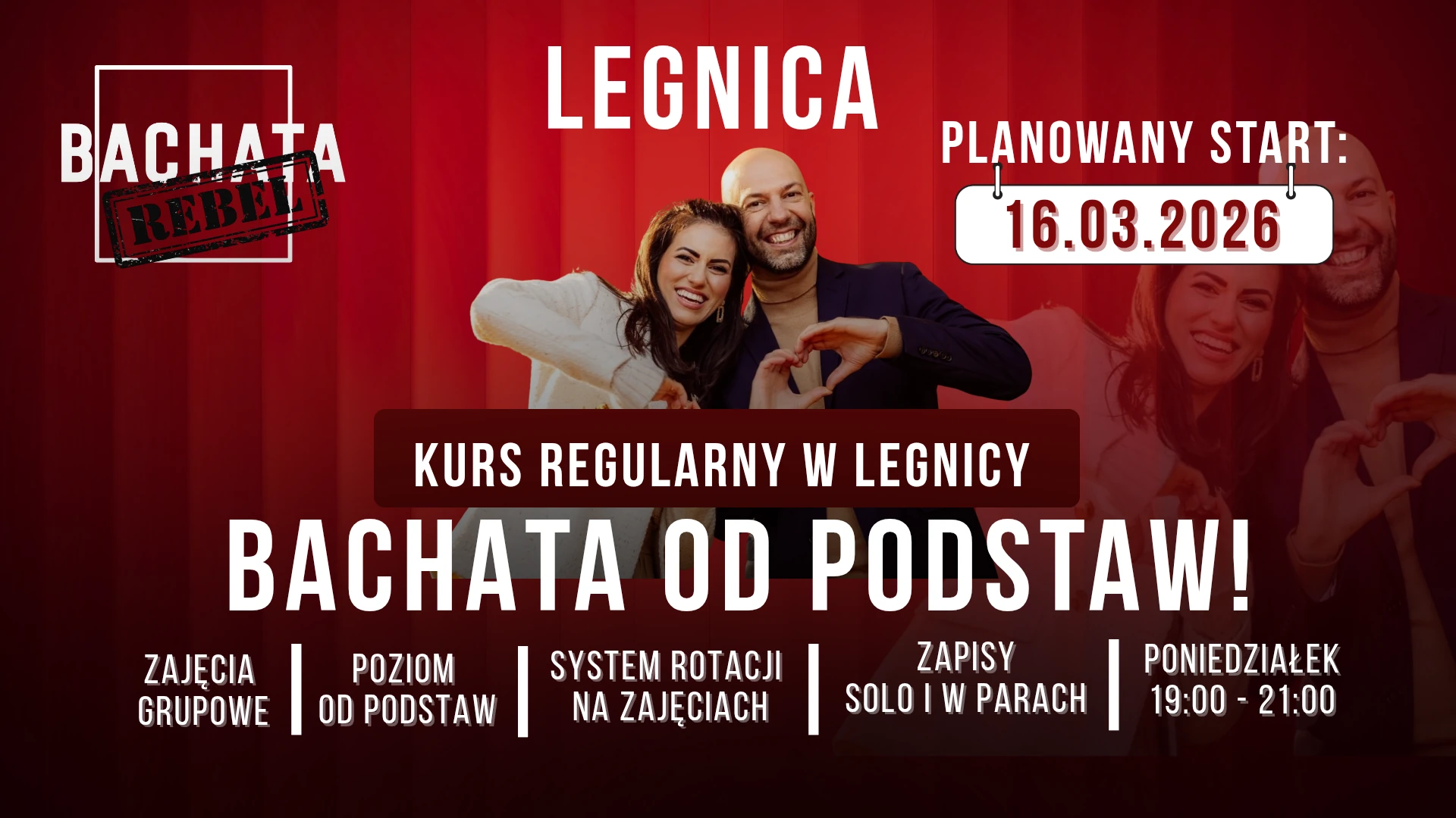 Regularny Kurs Bachaty w Parach w Legnicy 16.03.2026