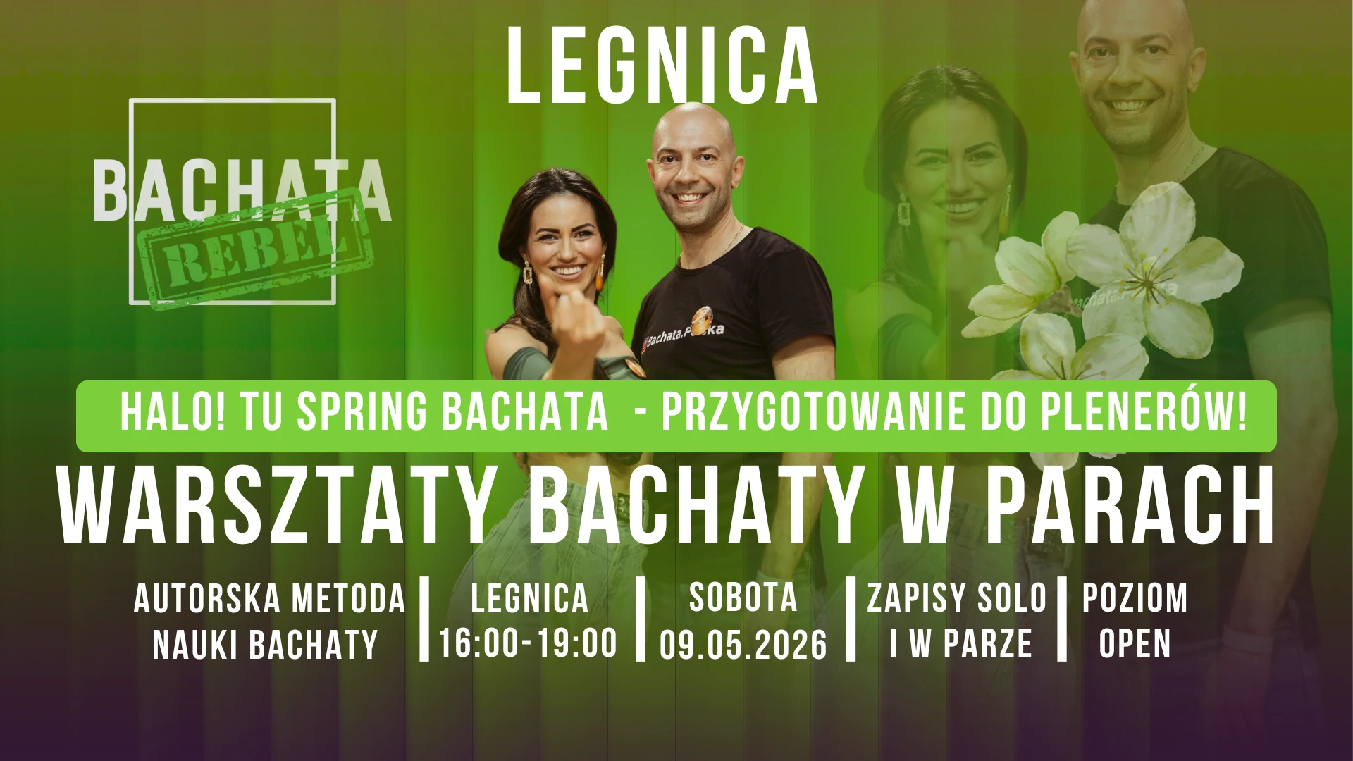 Warsztaty Weekendowe Bachata w Parach w Legnicy 09.05.2026