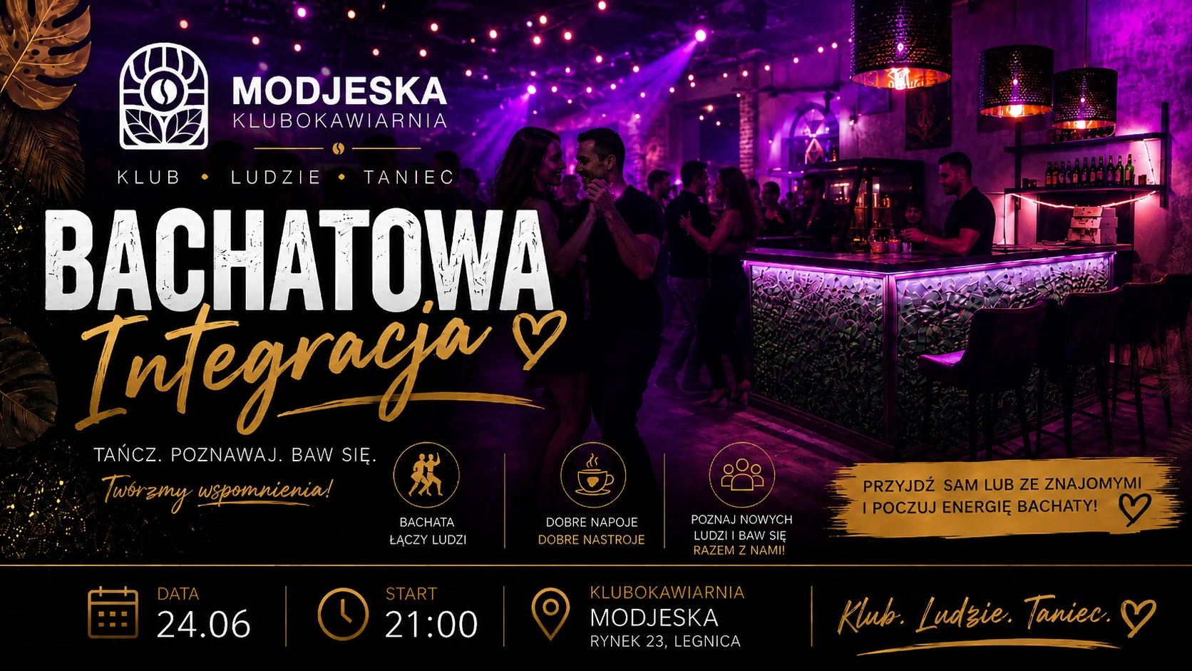 Bachatowa Integracja w Klubokawiarni Modjeska w Legnicy