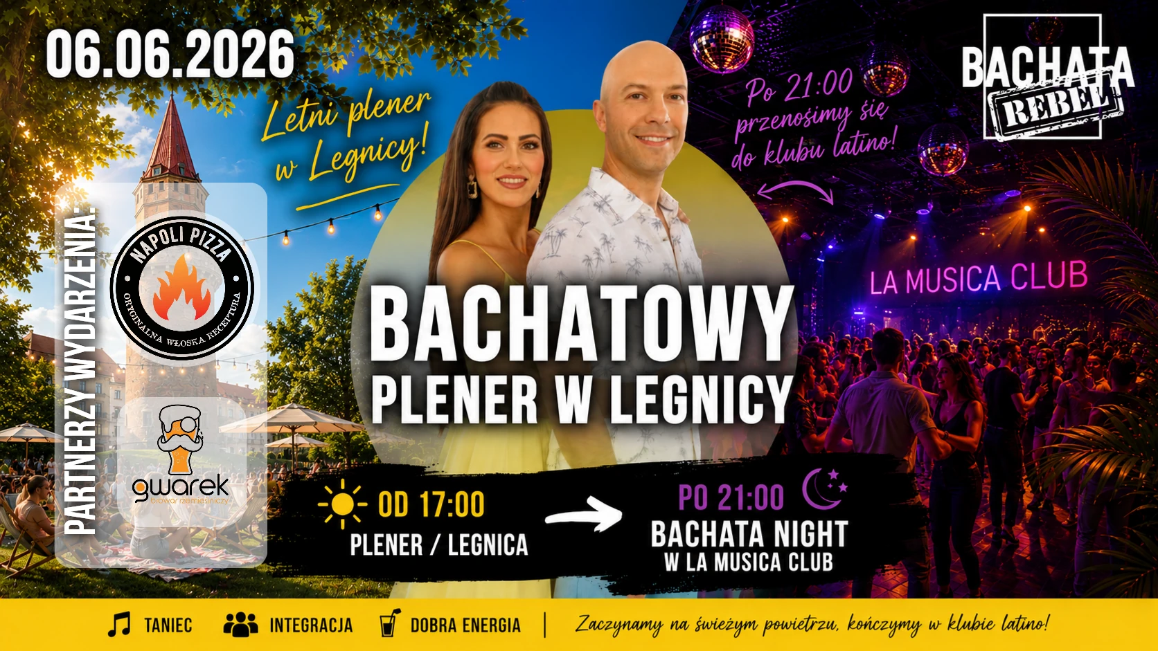 Bachatowy Plener w Legnicy + Bachata Night w La Musica Club
