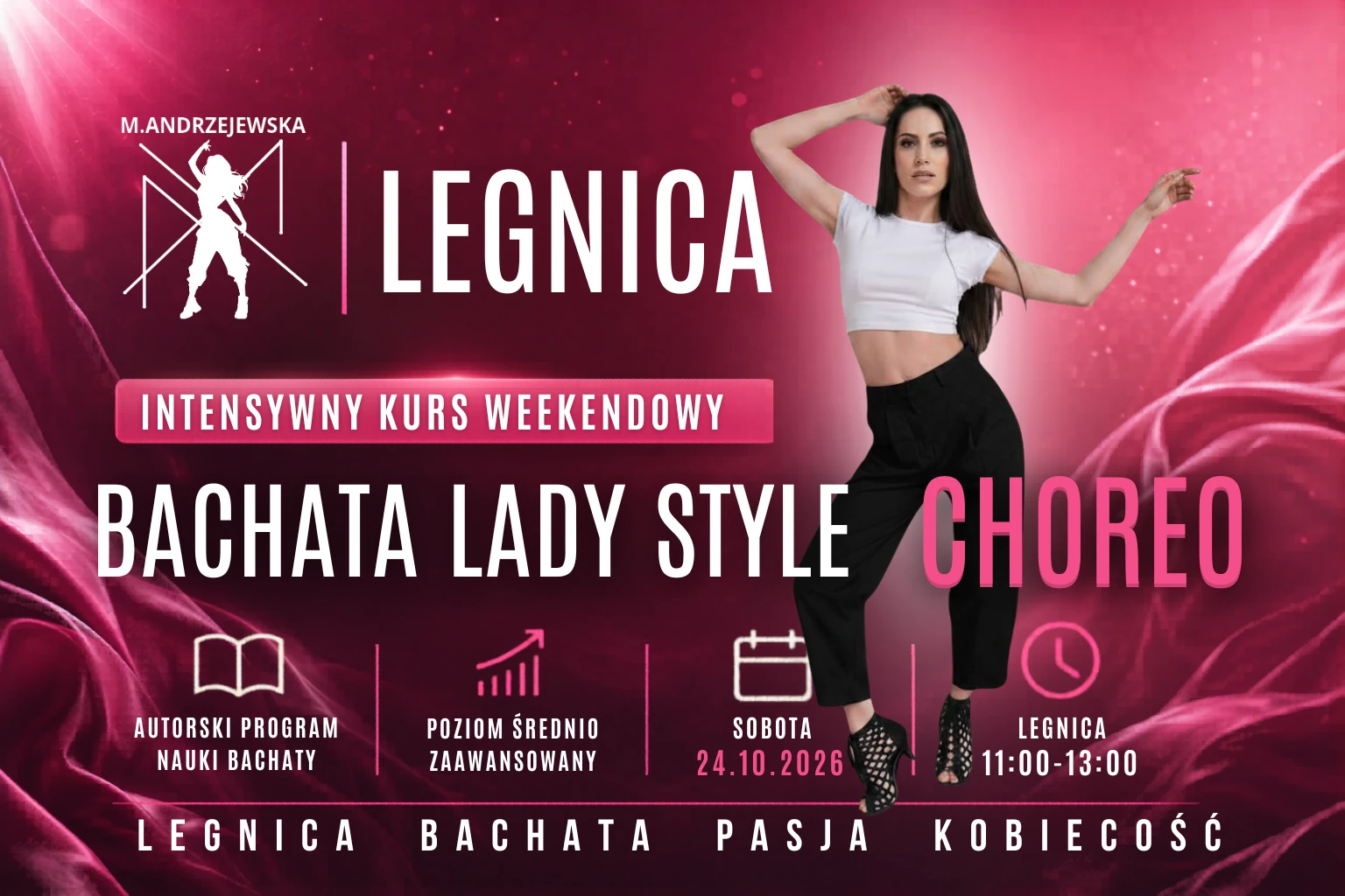 Warsztaty Weekendowe Lady Styling Choreo Poziom Średniozaawansowany 24.10.2026